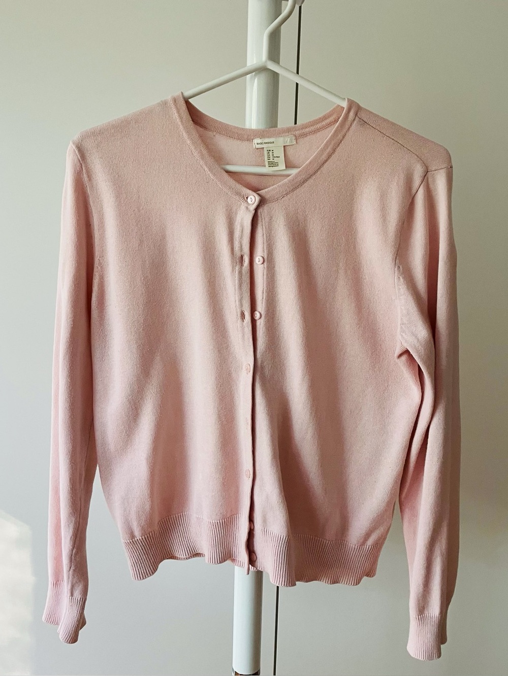 H&M Light Pink Women's Cardigan Size M